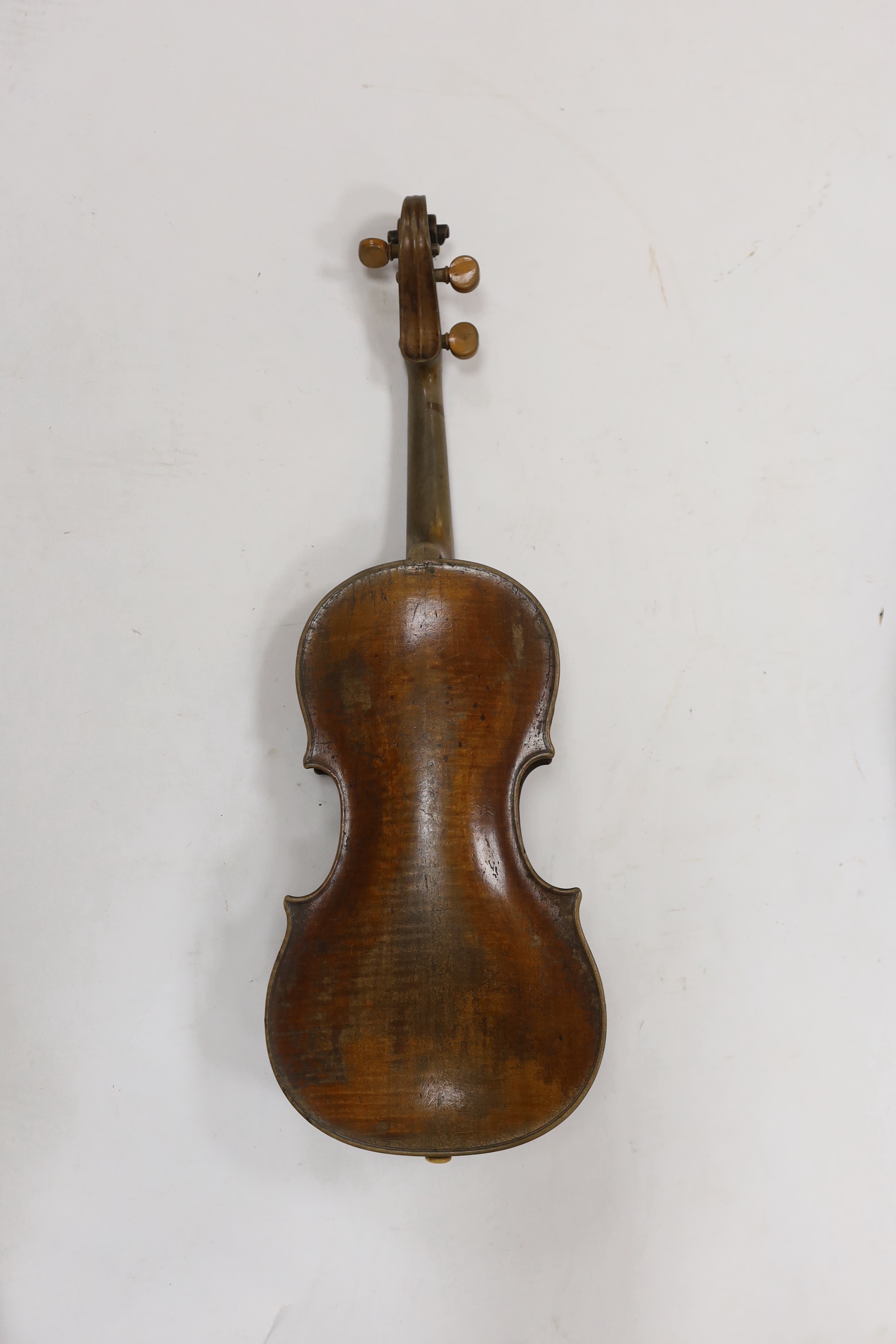 Two late 19th/early 20th cased century violins